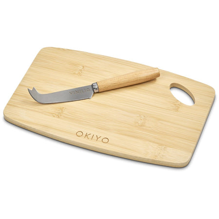 Okiyo Edamu Bamboo Cheese Board Set-3