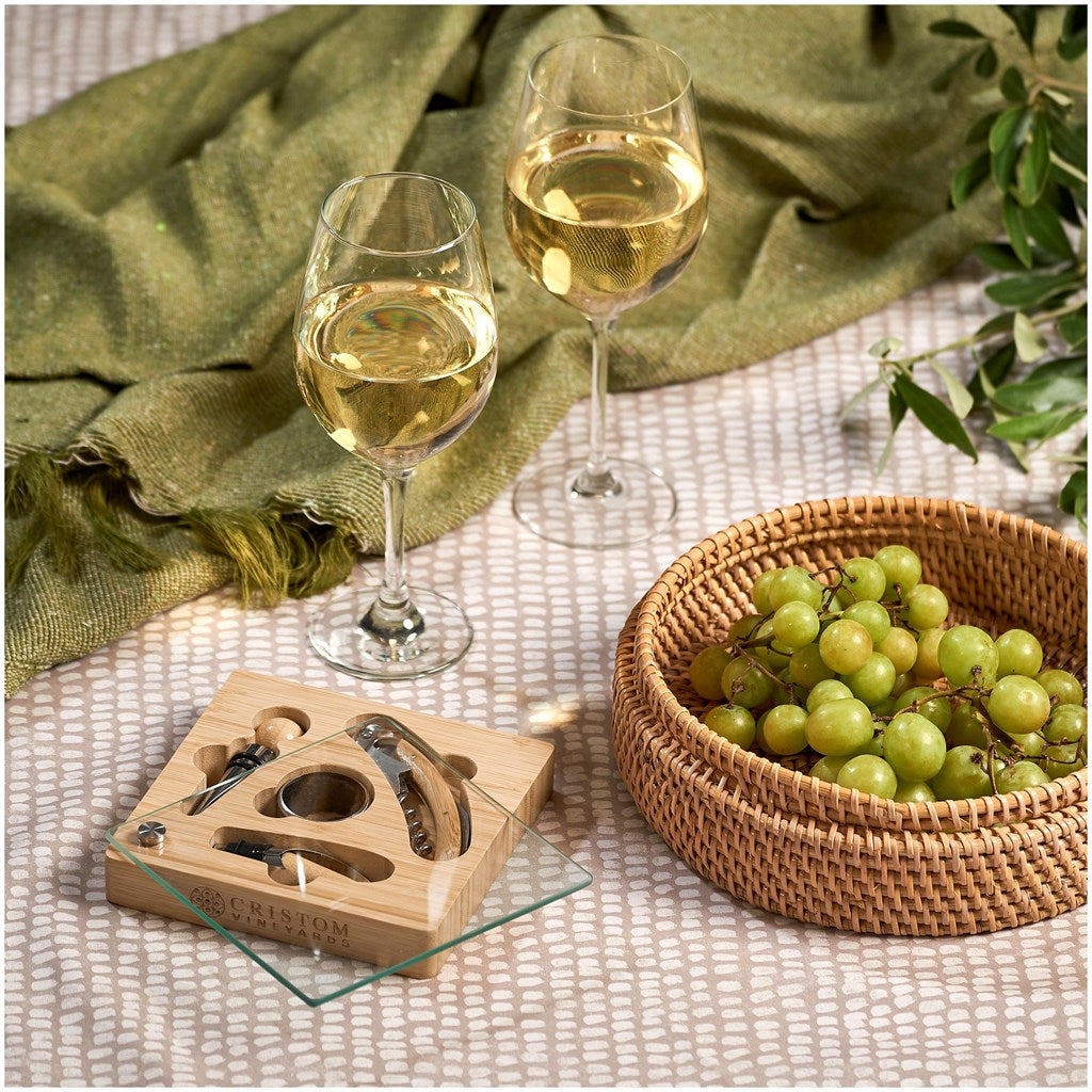 Okiyo Budonoki Bamboo Wine Accessories set-9