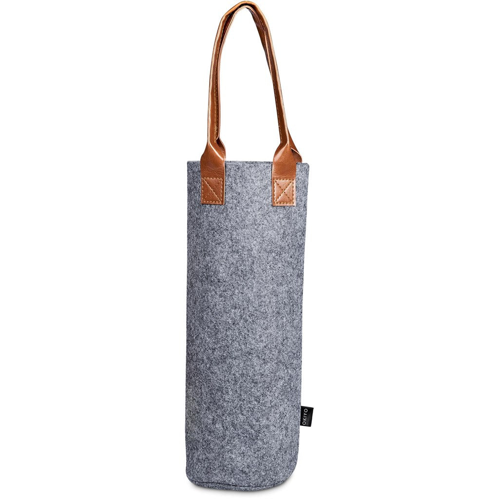 Okiyo Tahada RPET Felt Wine Tote-2