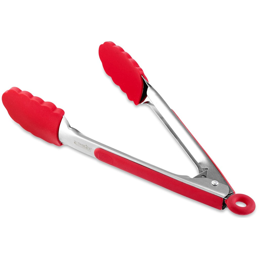 Altitude Crafty Chef Silicone Tongs - Red-1