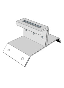 KD Solar 78mm Landscape mounting bracket for corrugated roof-0