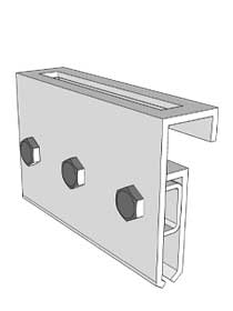 KD Solar 120mm Diamond Deck roof bracket for landscape mounting-0