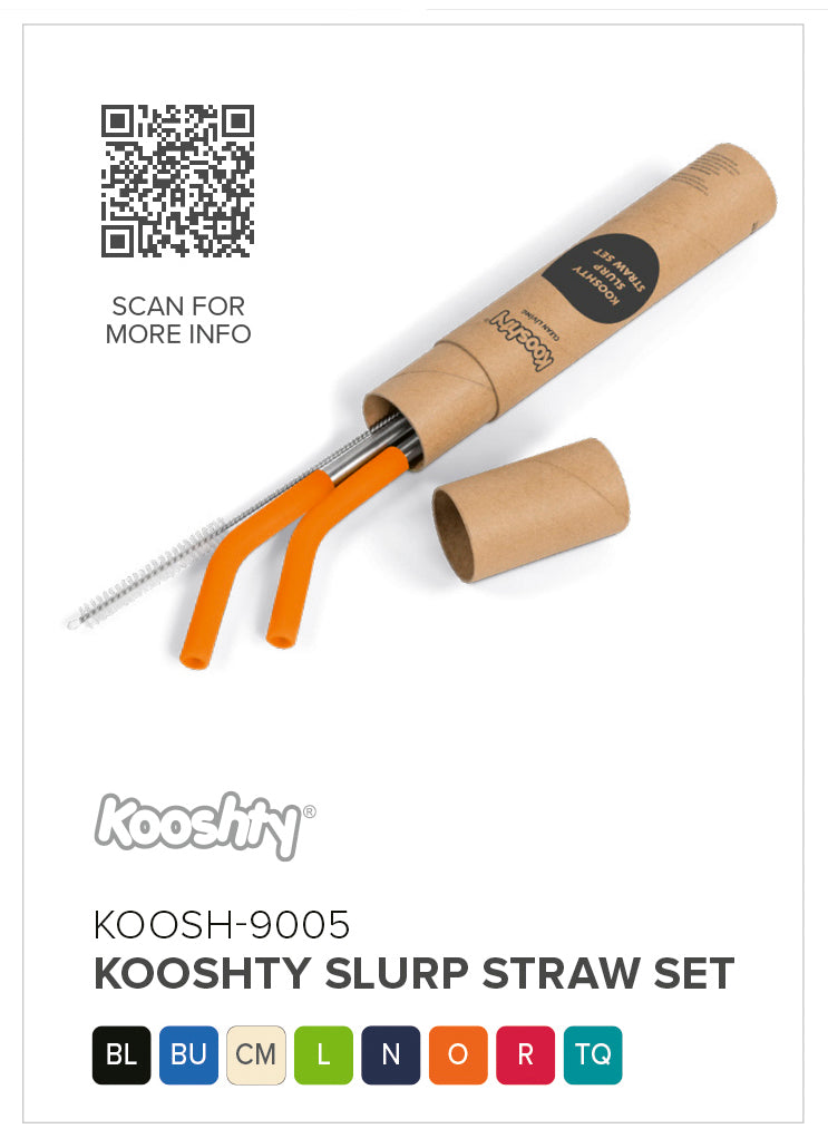 Kooshty Slurp Straw Set-12