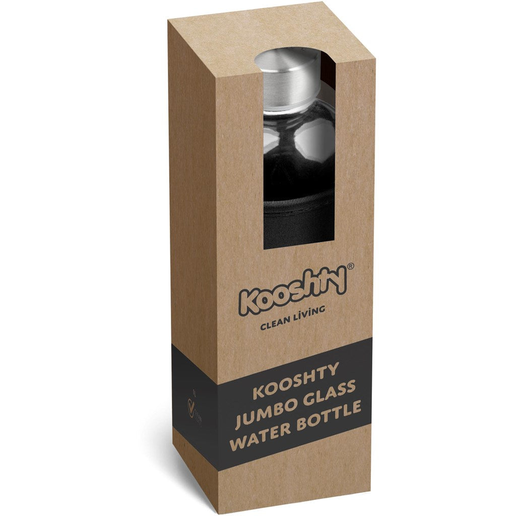 Kooshty Jumbo Glass Water Bottle - 1 Litre-3