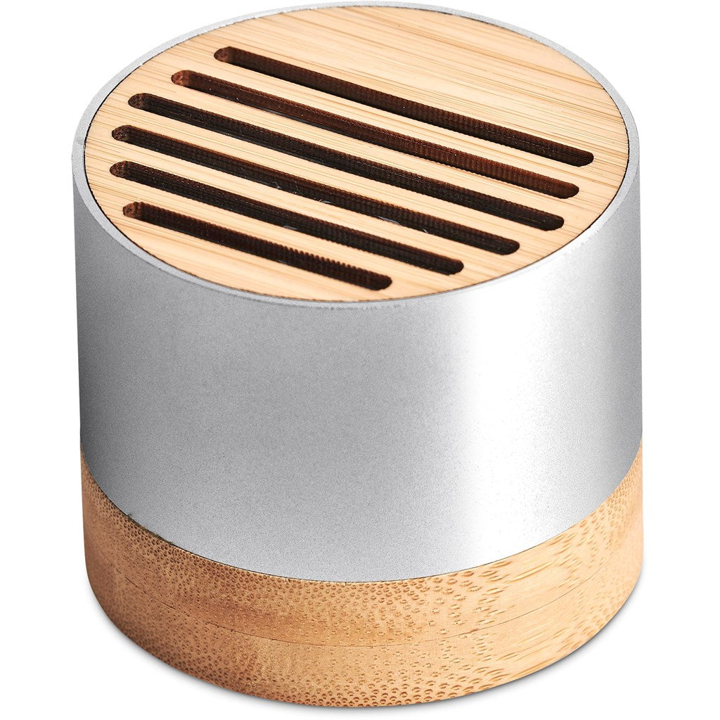 Okiyo Utau Bamboo & Recycled Aluminium Bluetooth Speaker-4