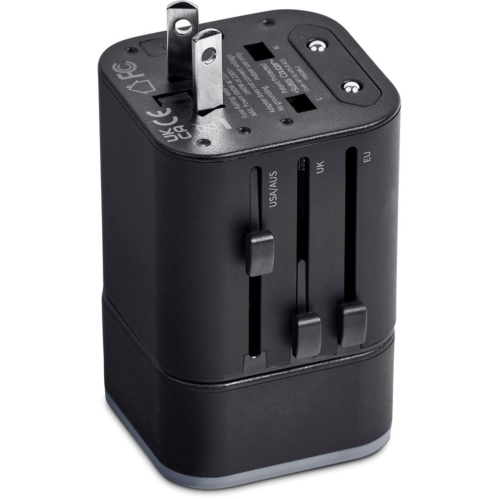 Swiss Cougar Frankfurt World Travel Adaptor-16