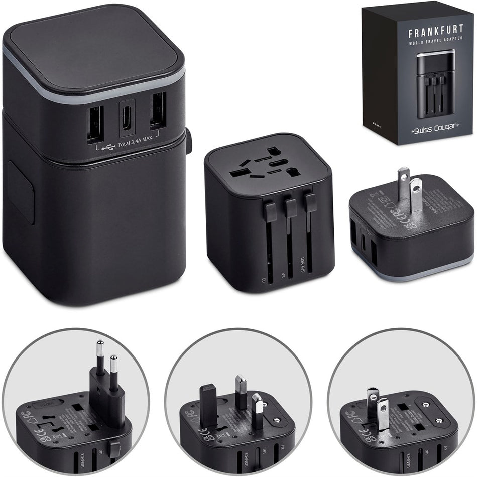 Swiss Cougar Frankfurt World Travel Adaptor-20