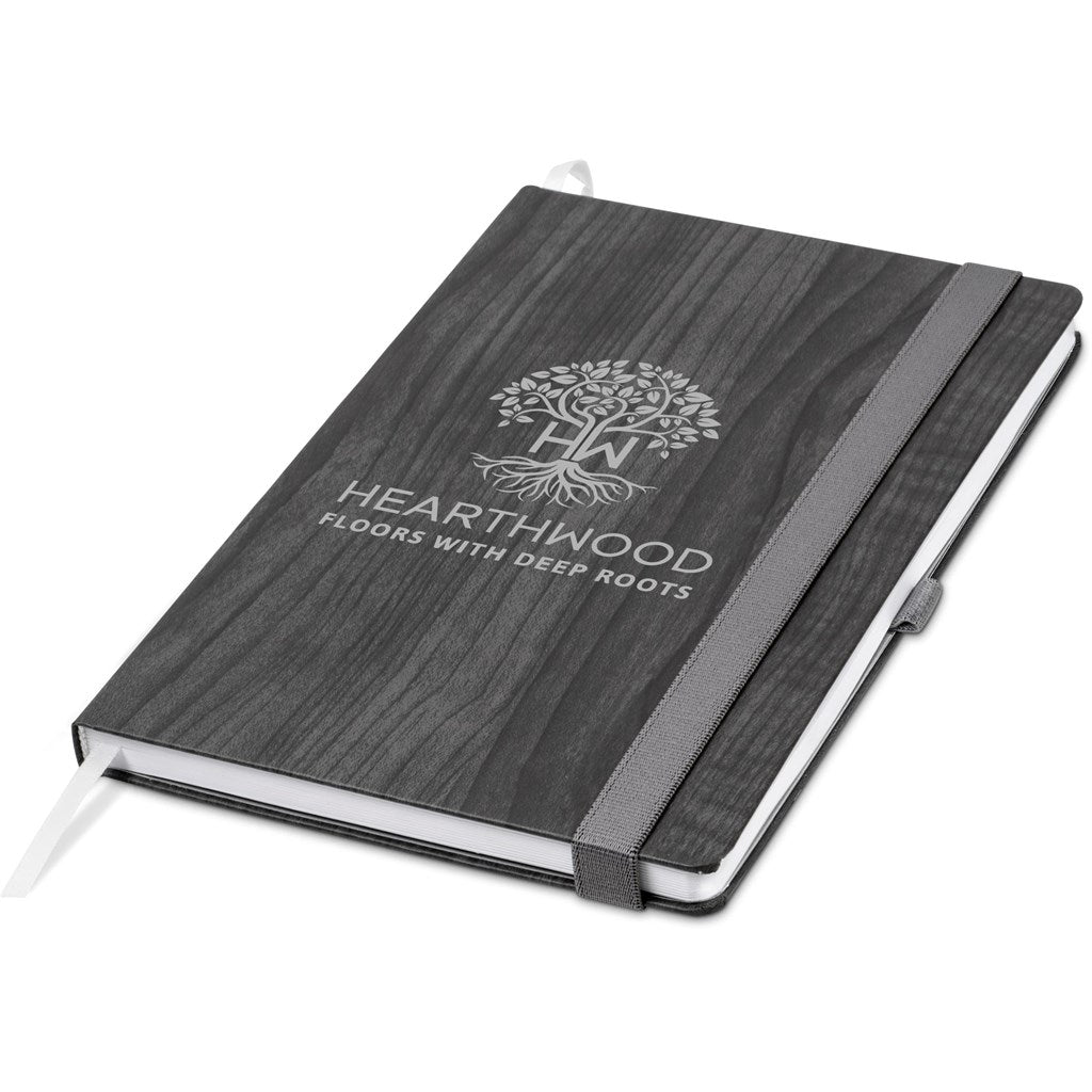 Woodstock A5 Hard Cover Notebook - Grey-0