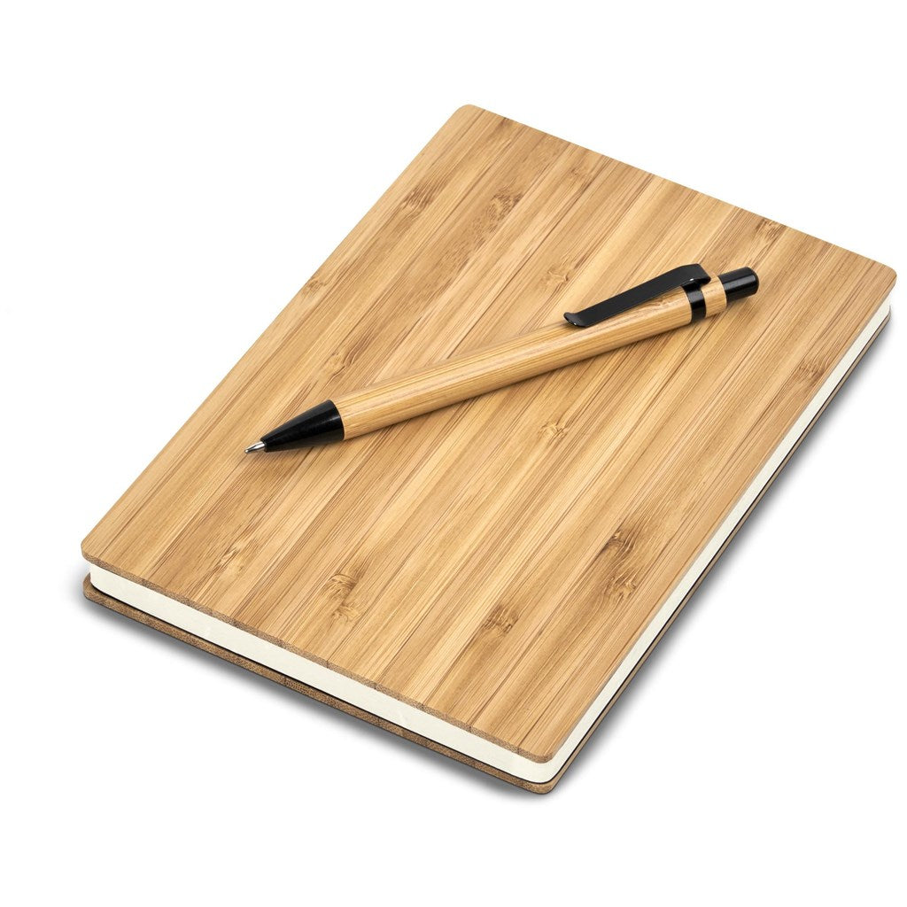 Okiyo Yahari Bamboo Notebook & Pen Set-3