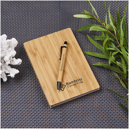 Okiyo Yahari Bamboo Notebook & Pen Set-13