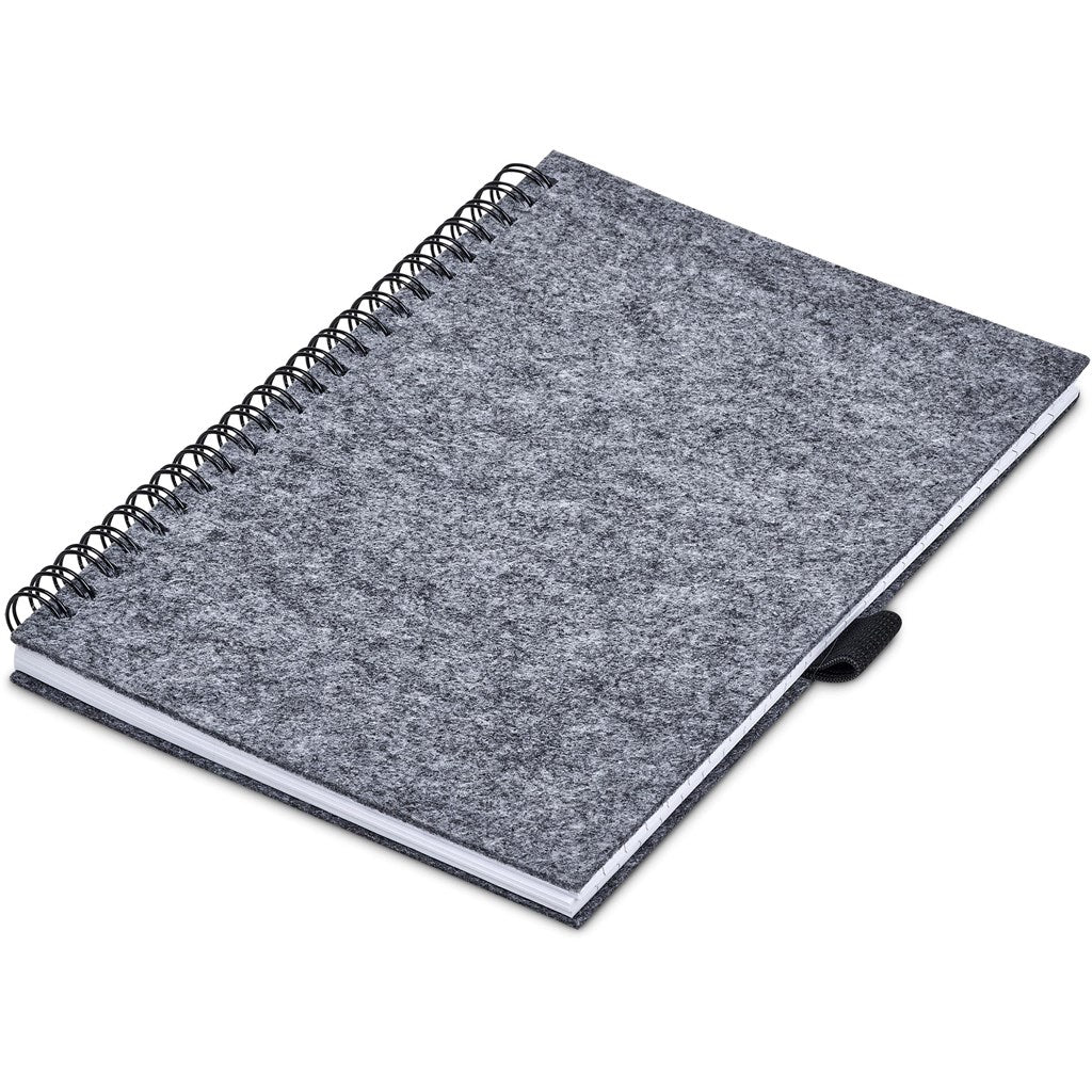 Okiyo Fuji Recycled PET Felt A5 Spiral Notebook-2