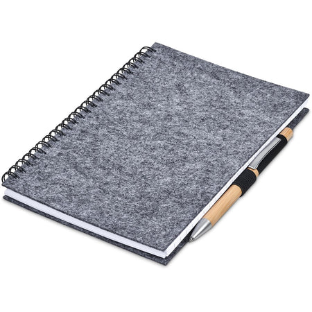 Okiyo Fuji Recycled PET Felt A5 Spiral Notebook-5