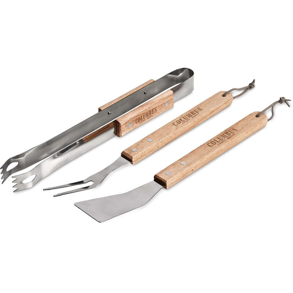 Altitude Palma Bamboo 3-Piece Braai Set-3