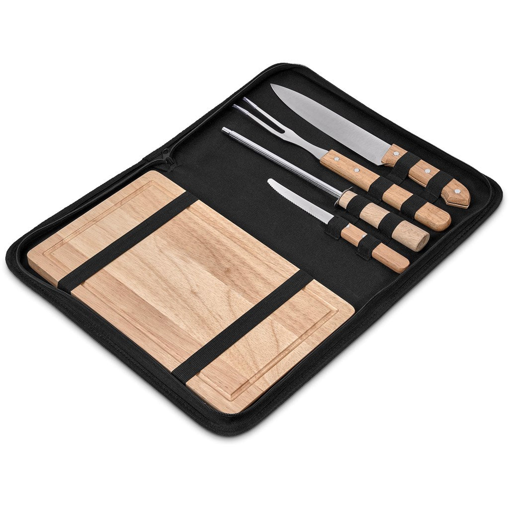 Brenton 5-Piece Braai & Carving Set-7