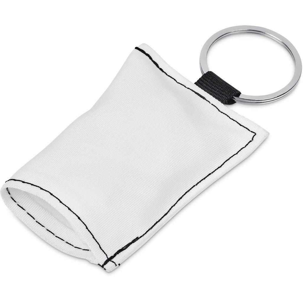 Hoppla Aquila Polyester Keyring Pouch with Cleaning Cloth-3