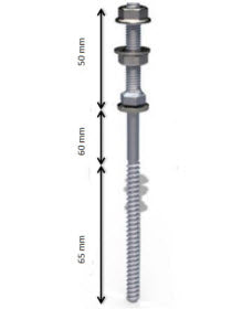 Solar Fastener for steel substructure 125mm/50mm-0