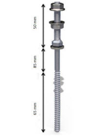 Solar Fastener for steel substructure 150mm/50mm-0