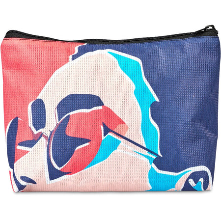 Pre-Printed Sample Hoppla Leanne Recycled PET Stitch-Bond Maxi Toiletry Bag-3