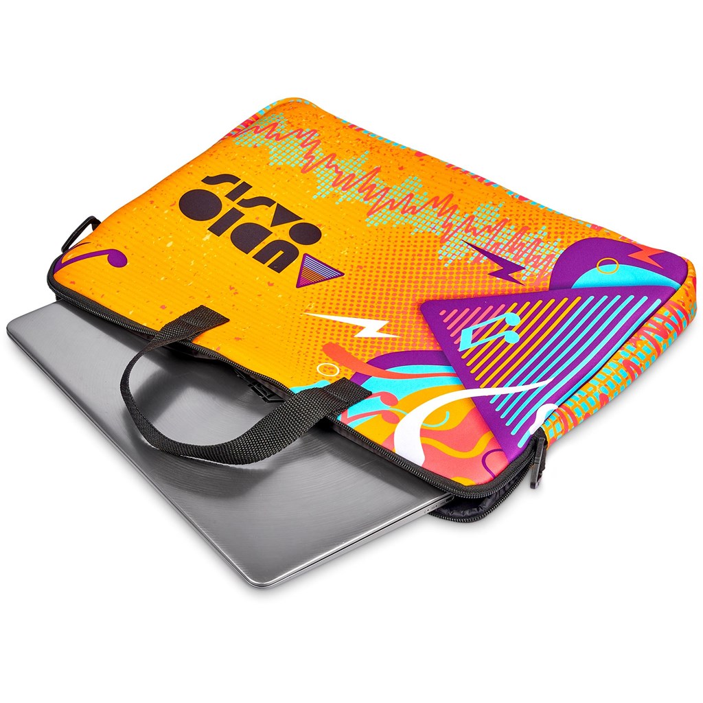 Pre-Printed Sample Hoppla Neoprene 15.6-inch Nimbus Laptop Sleeve-3