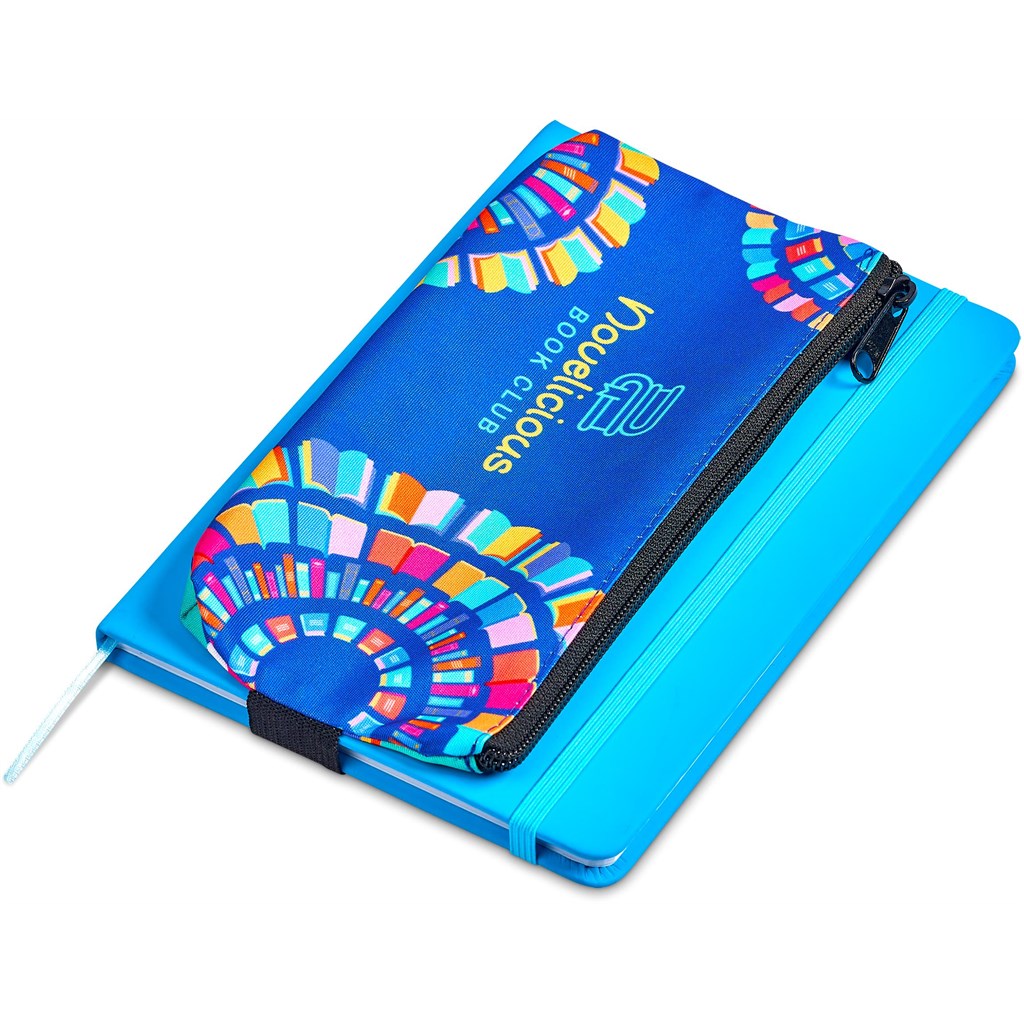 Pre-Printed Sample Hoppla Scribbler Polyester Large Pencil Case To Fit An A5 Notebook-3