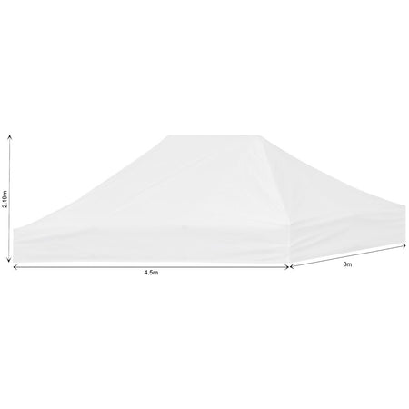 Ovation Sublimated Gazebo 4.5m X 3m - Roof  (Excludes Hardware)-1