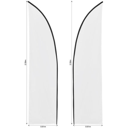 Legend 2m Sublimated Arcfin Double-Sided Flying Banner Skin (Excludes Hardware)-1