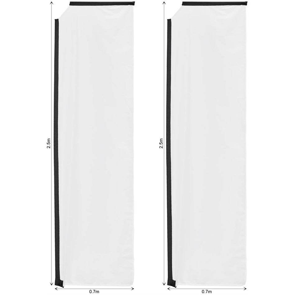 Legend 3m Sublimated Telescopic Flying Banner Skin - Set Of 2 (Excludes Hardware)-1