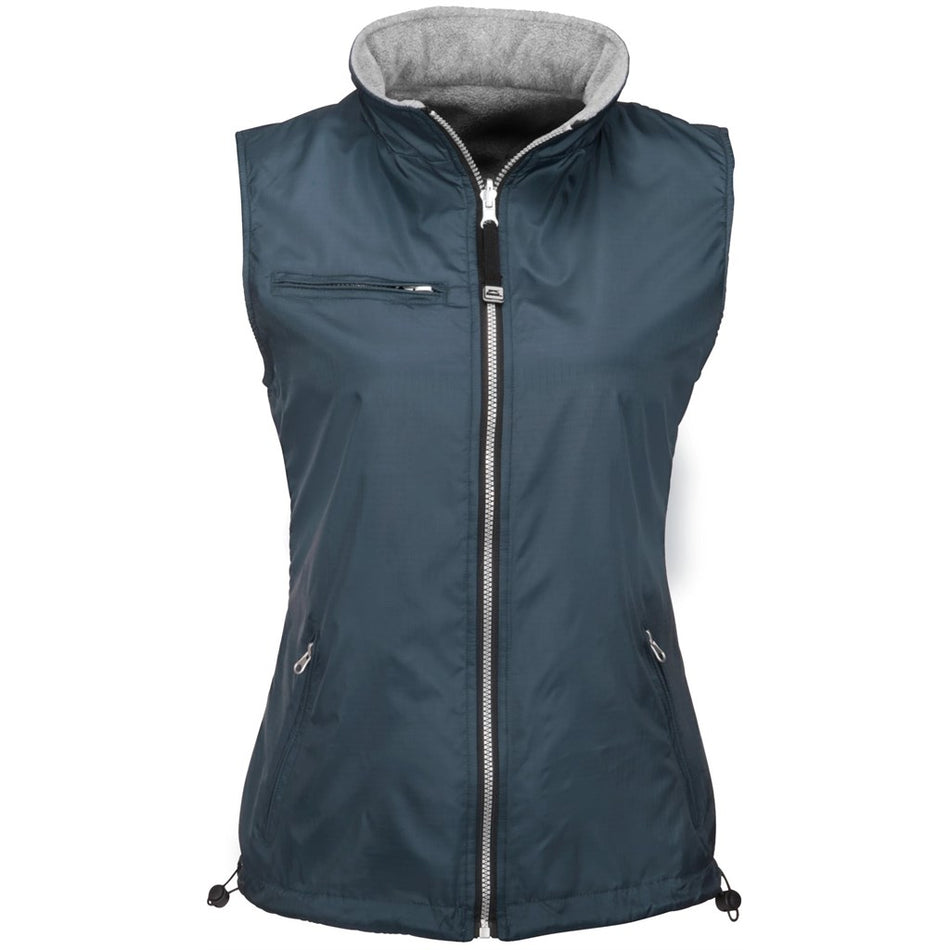 Ladies Reversible Fusion Bodywarmer - Navy-0