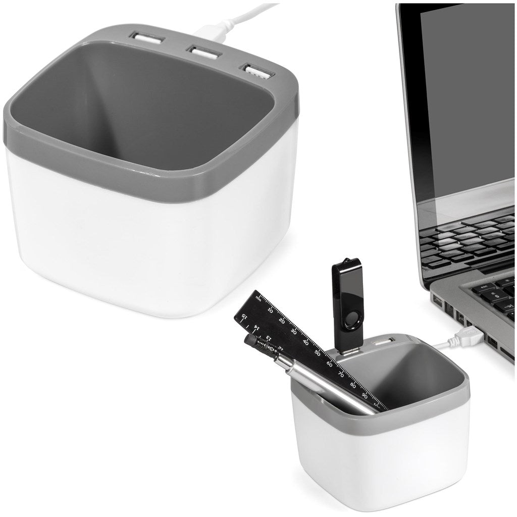 Kubelink Desk Caddy & USB Hub-4