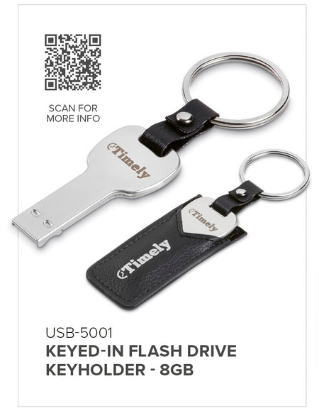 Altitude Keyed-In Flash Drive Keyholder - 8GB-1