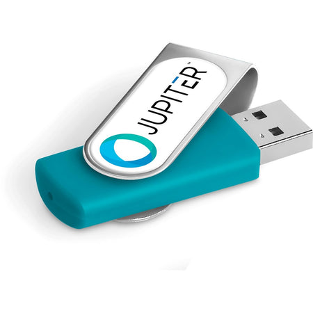 Axis Dome Flash Drive - 8GB - Turquoise-0