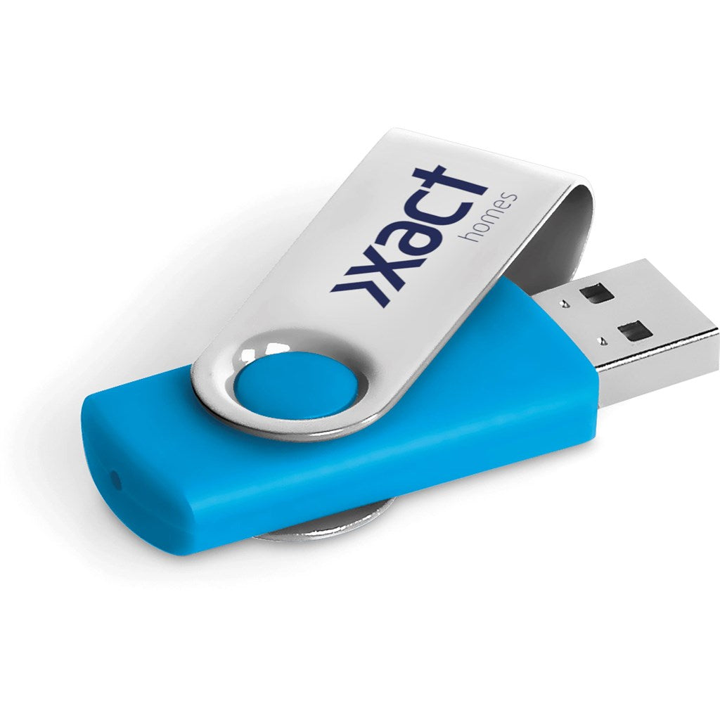 Axis Glint Flash Drive - 8GB - Cyan-0