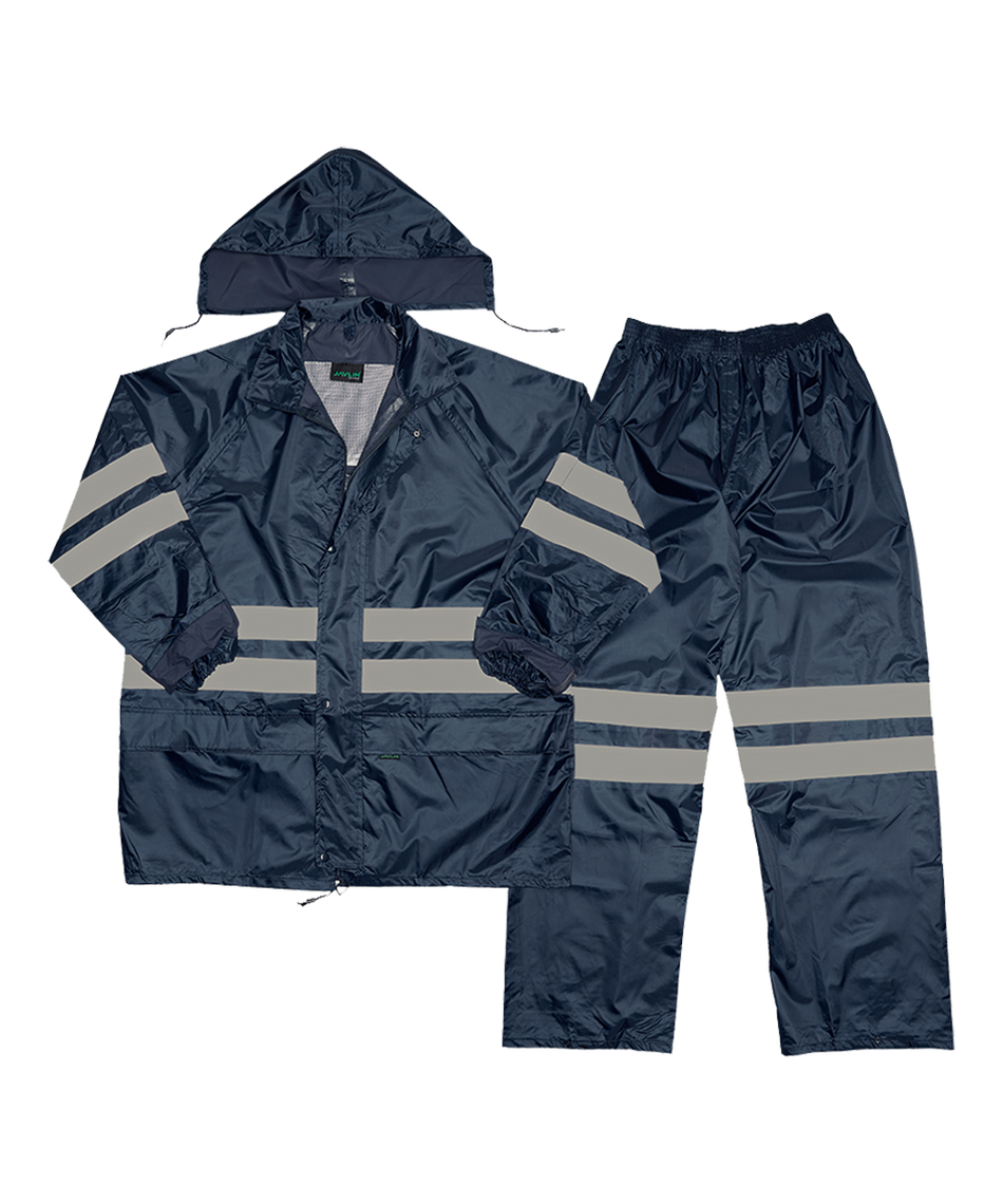 Javlin Polyester PVC Reflective Rain Suit