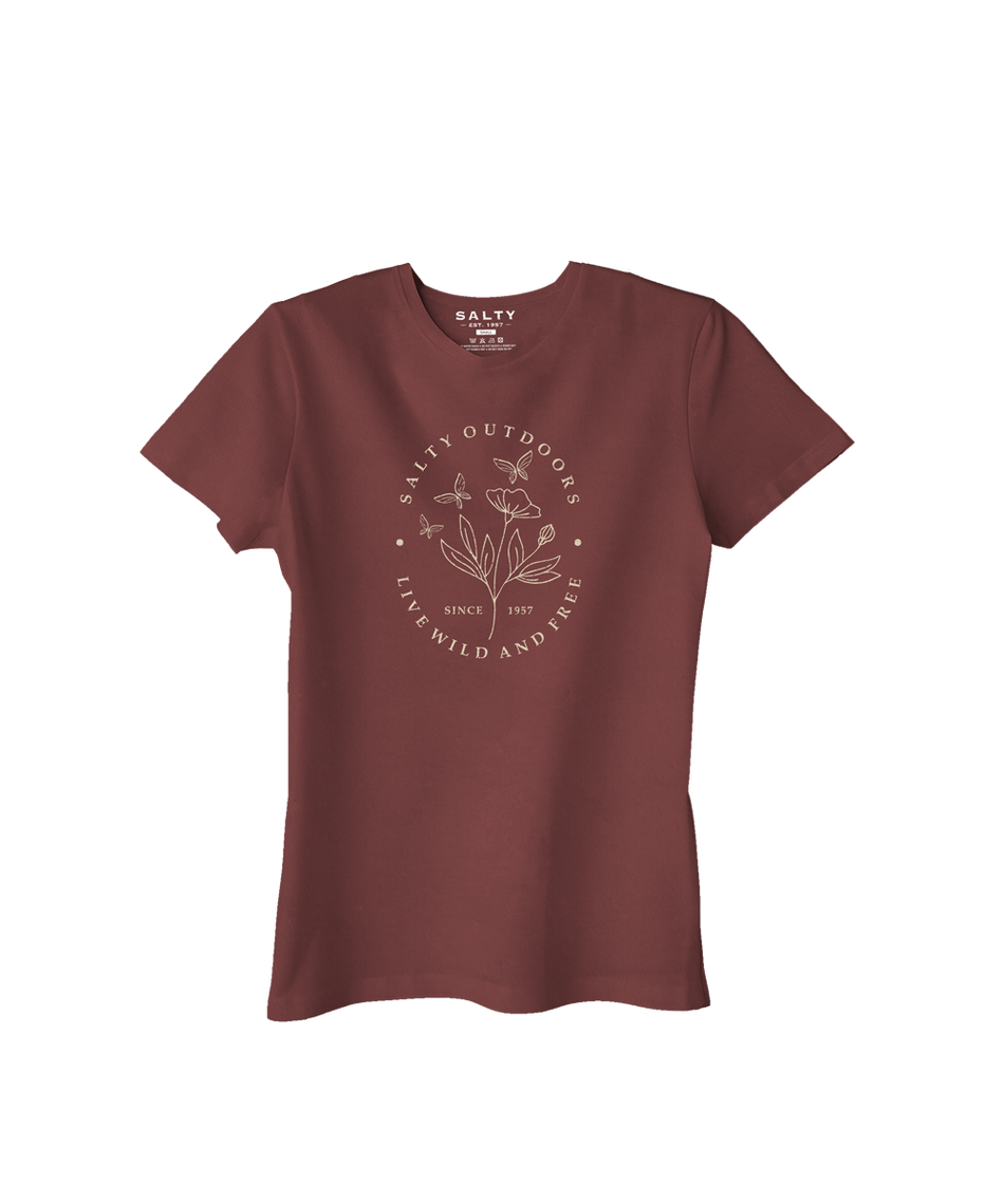 Javlin Endless Summer Womens T-Shirt Live Wild Flower