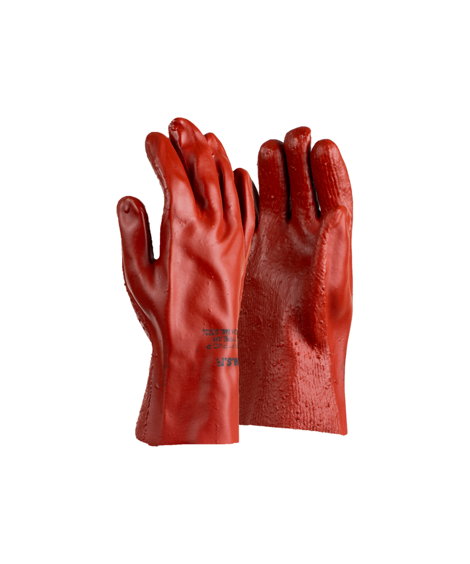 Javlin PVC Heavyweight Rough Palm Gloves - 27cm