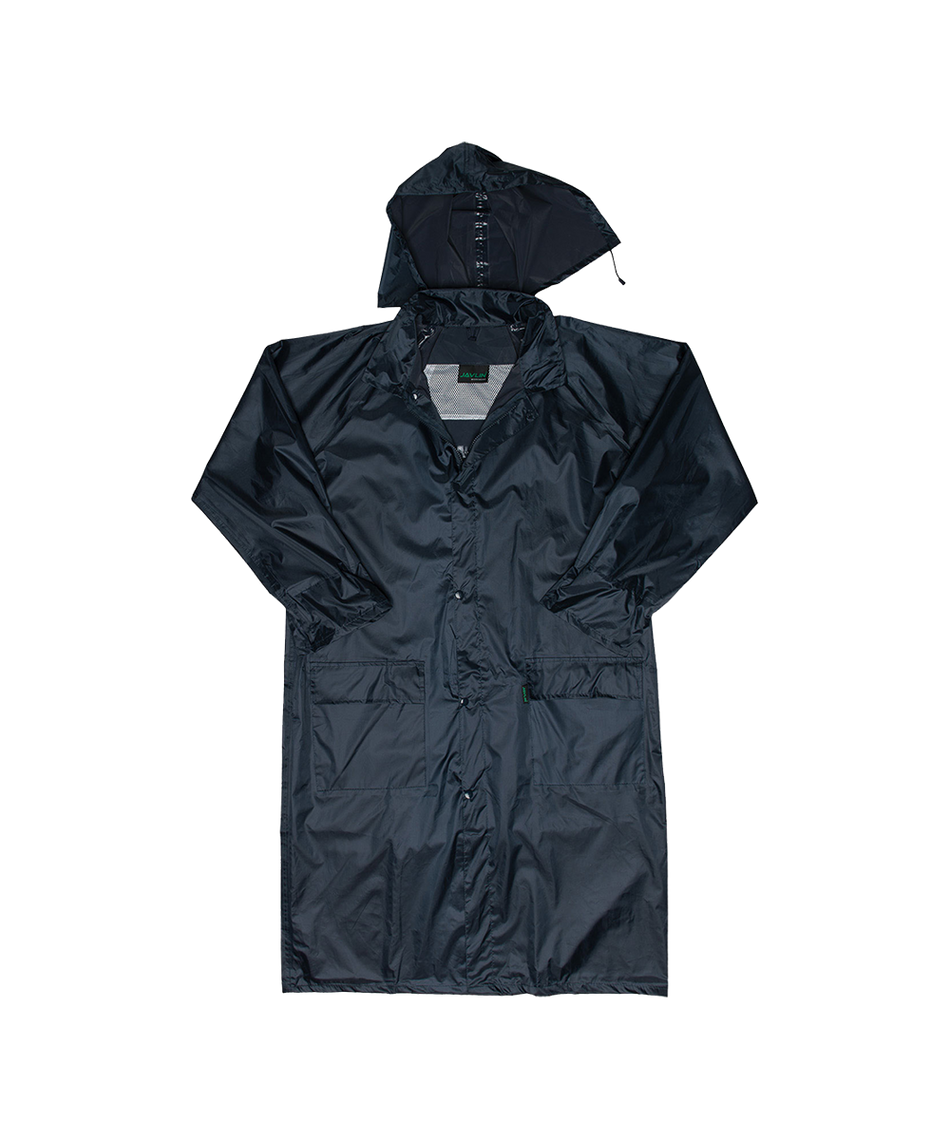 Javlin Polyester PVC Calf Length Rain Coat