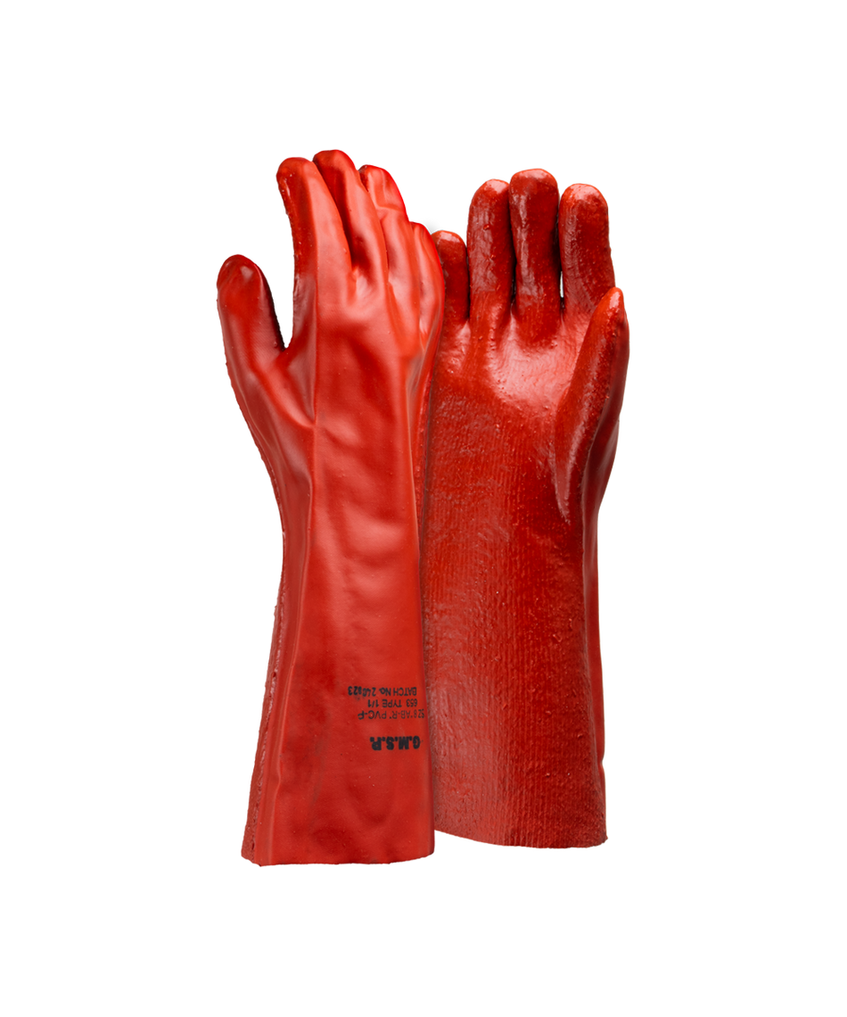 Javlin PVC Heavyweight Rouch Palm Gloves - 35cm