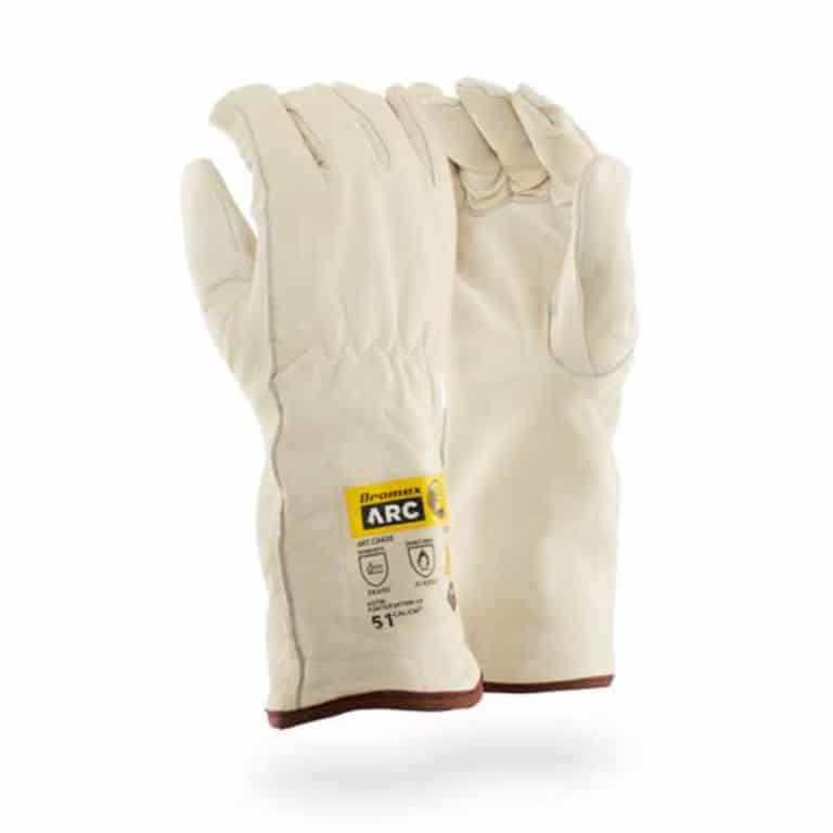 LEATHER ARC FLASH GLOVES - ASTM, EN & NFPA, 51 CAL