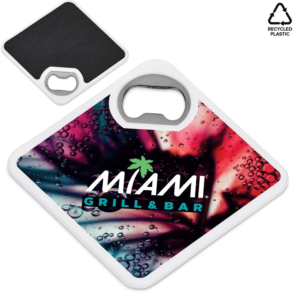 Altitude Sela Recycled Plastic Bottle Opener Coaster-0