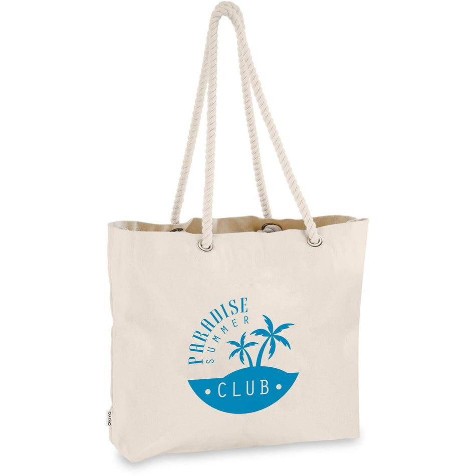 Okiyo Tanoshi Cotton Beach Bag-0