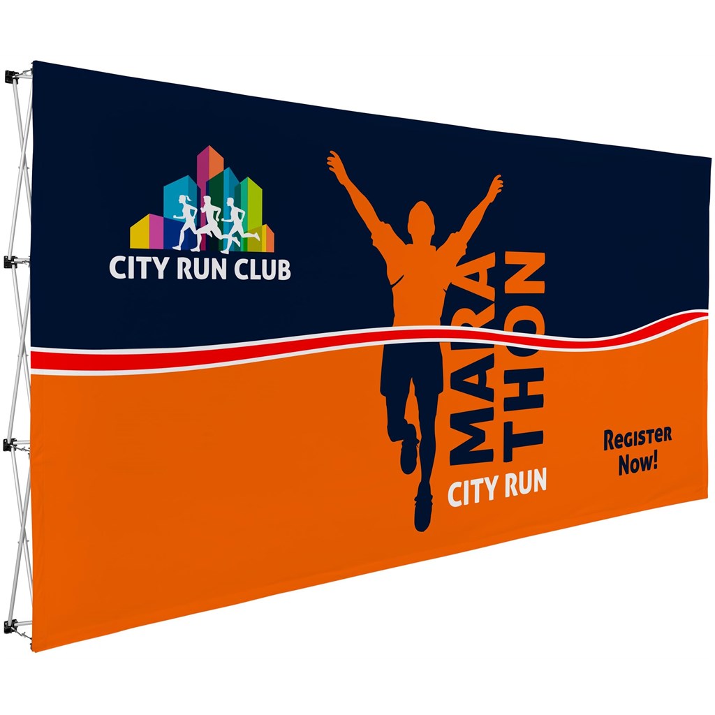 Legend Straight Banner Wall 4.45m x 2.25m-0