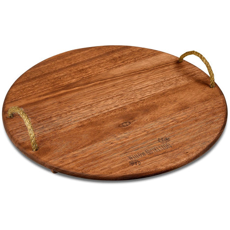 Okiyo Homegrown Large Round Hardwood Food Platter-0