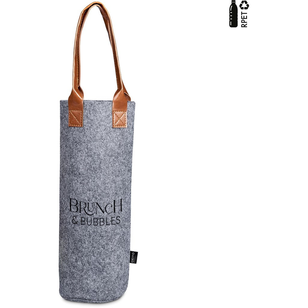 Okiyo Tahada RPET Felt Wine Tote-0