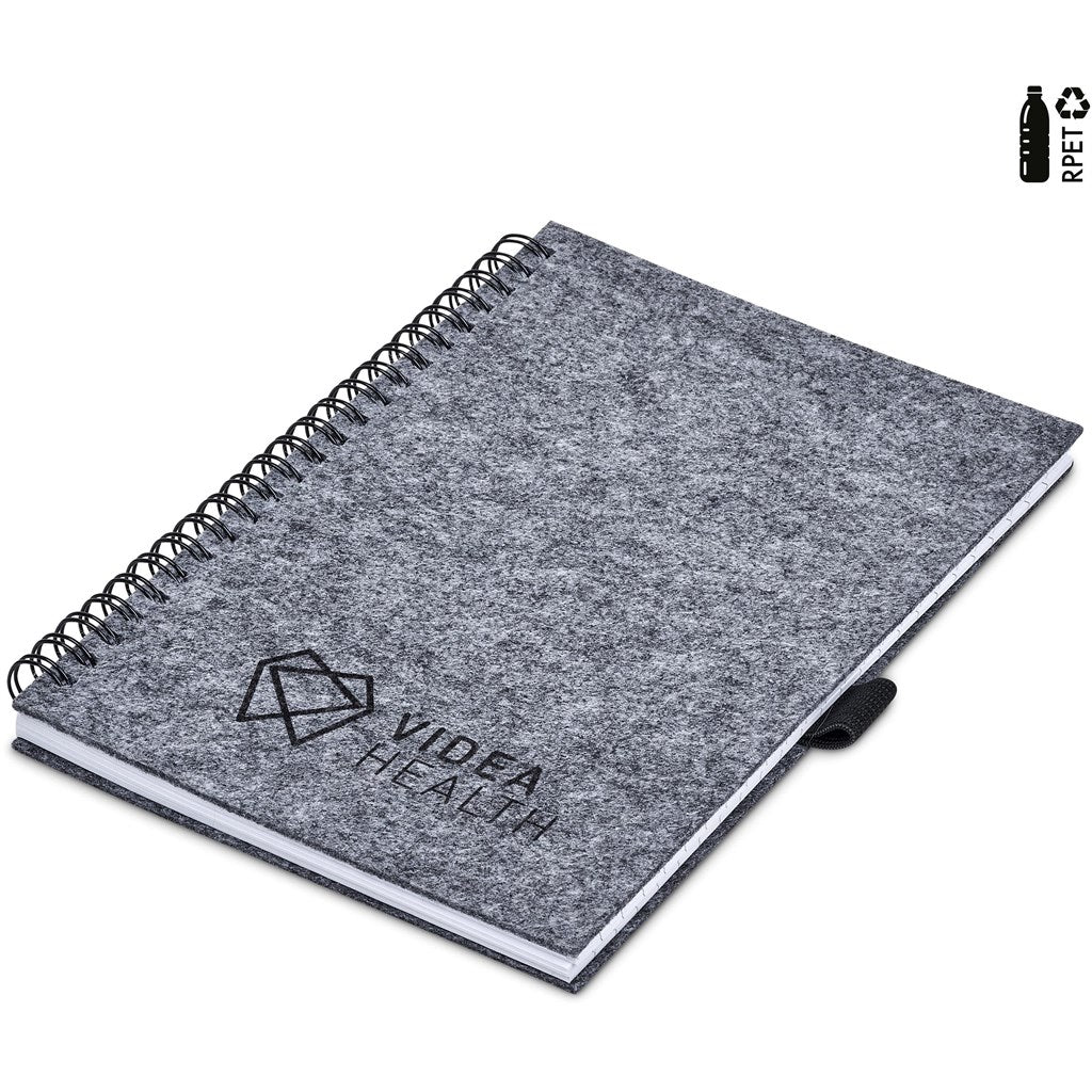 Okiyo Fuji Recycled PET Felt A5 Spiral Notebook-0