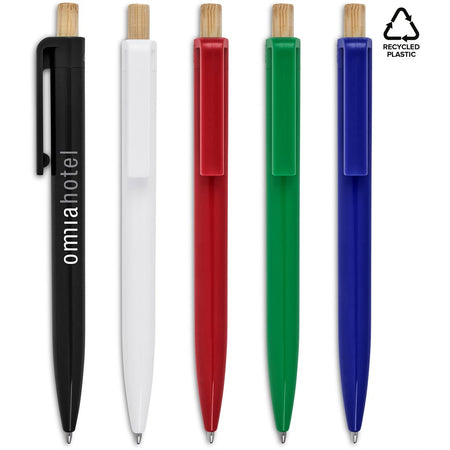 Altitude Tickit Recycled Plastic & Bamboo Ball Pen-0