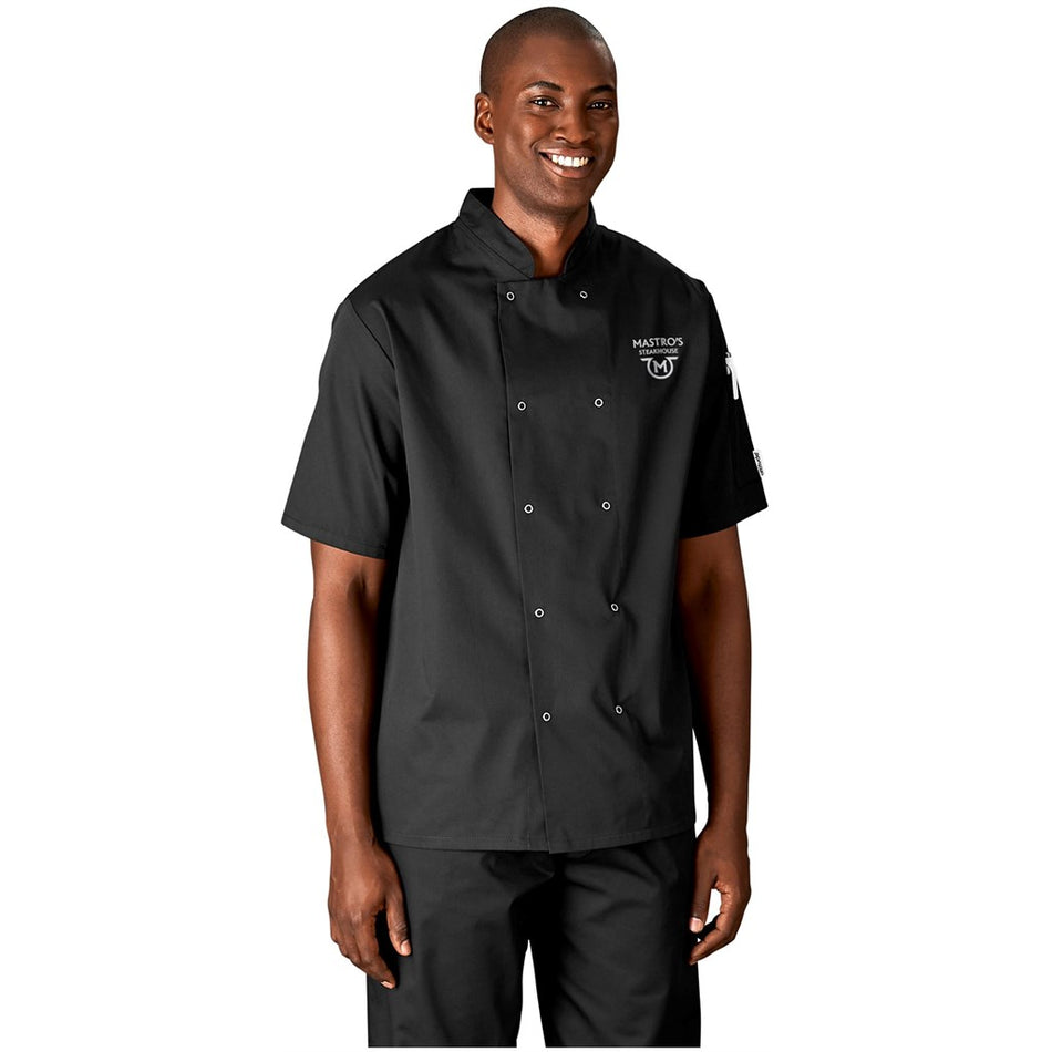 Unisex Short Sleeve Zest Chef Jacket-0