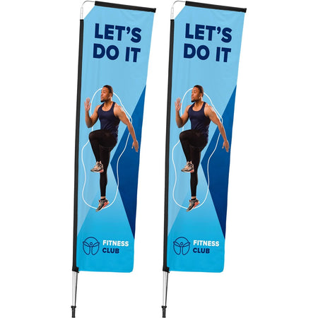 Legend 3m Telescopic Flying Banner (Set of 2)-0