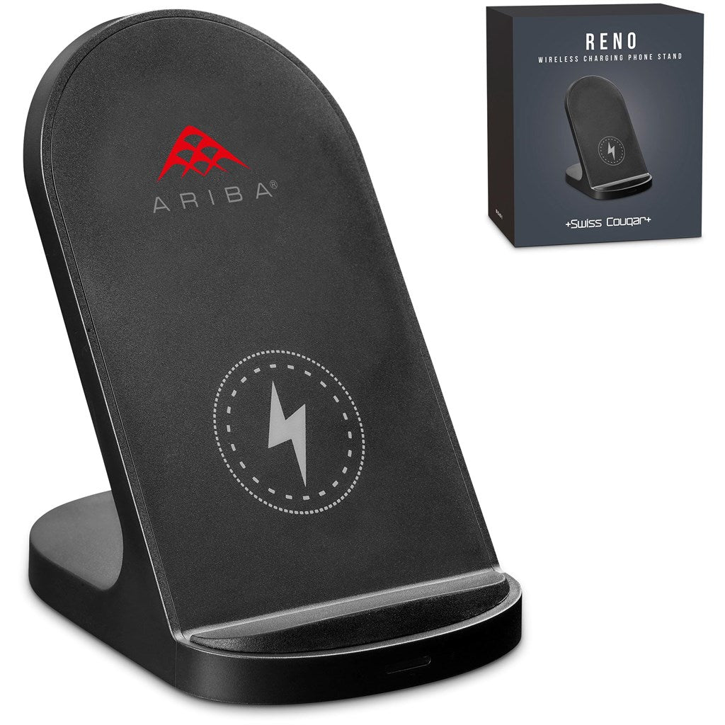 Swiss Cougar Reno Wireless Charging Phone Stand-BL-0