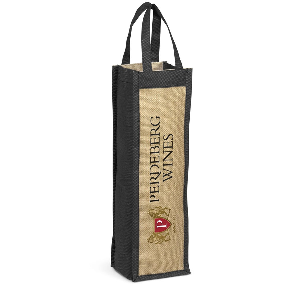 Bordeaux Jute Wine Tote-0