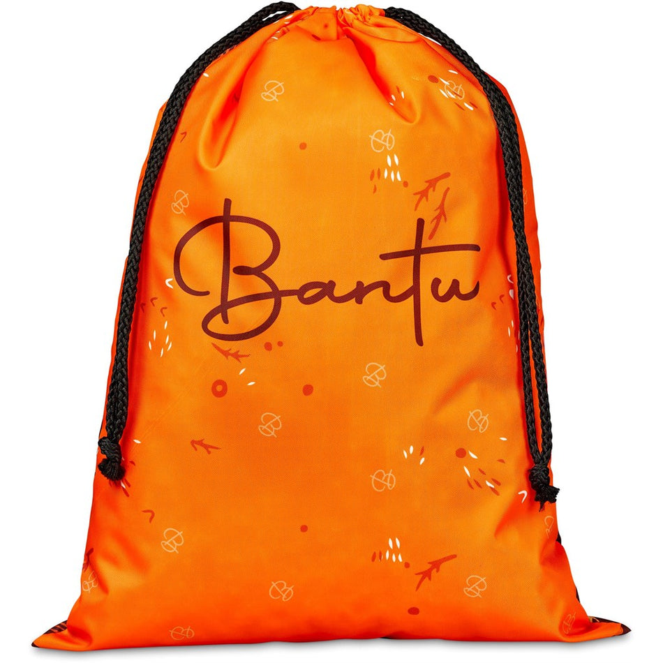 Pre-Production Sample Hoppla Benguela Jumbo Polyester Drawstring Pouch-0